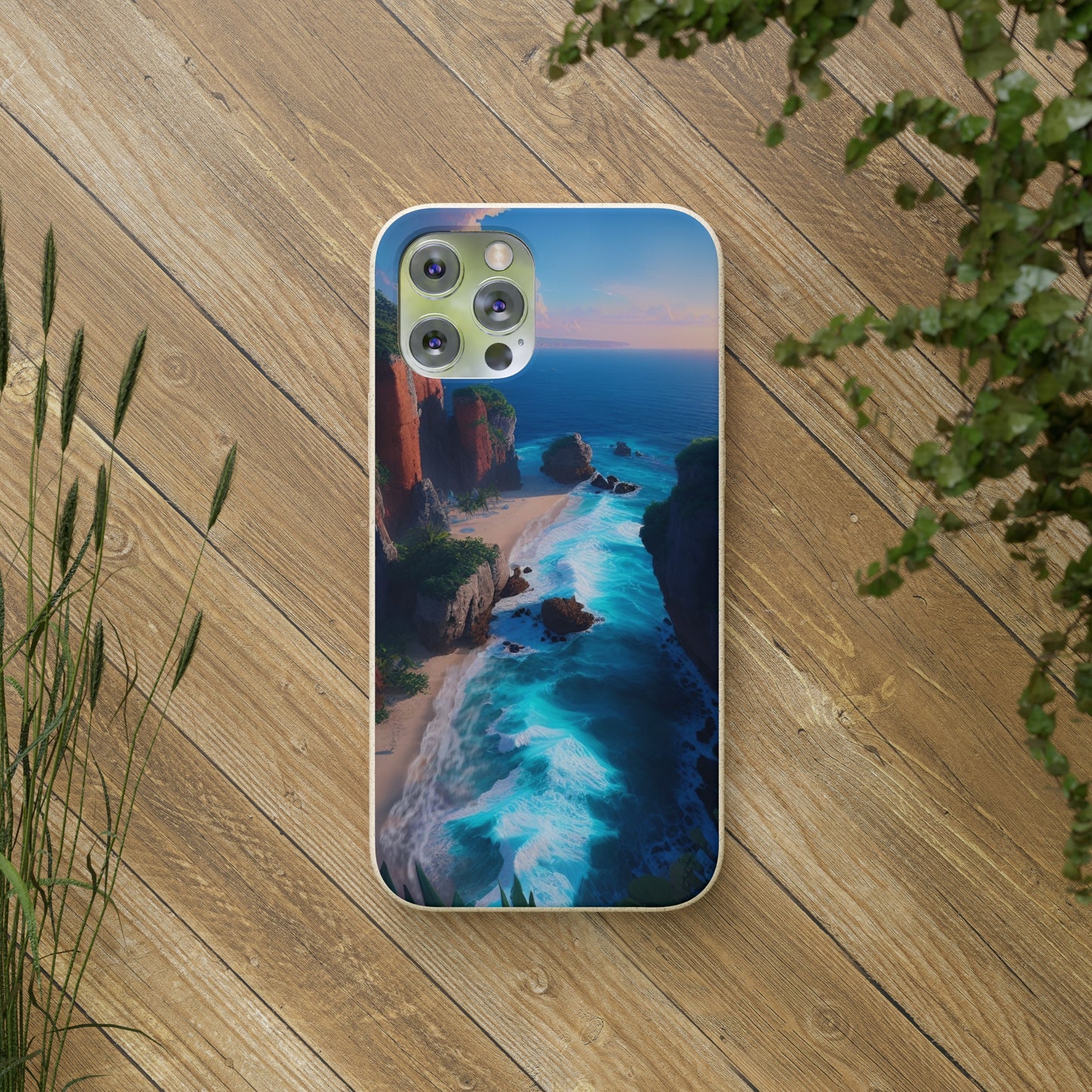 Biodegradable Phone Case - Paradise v9