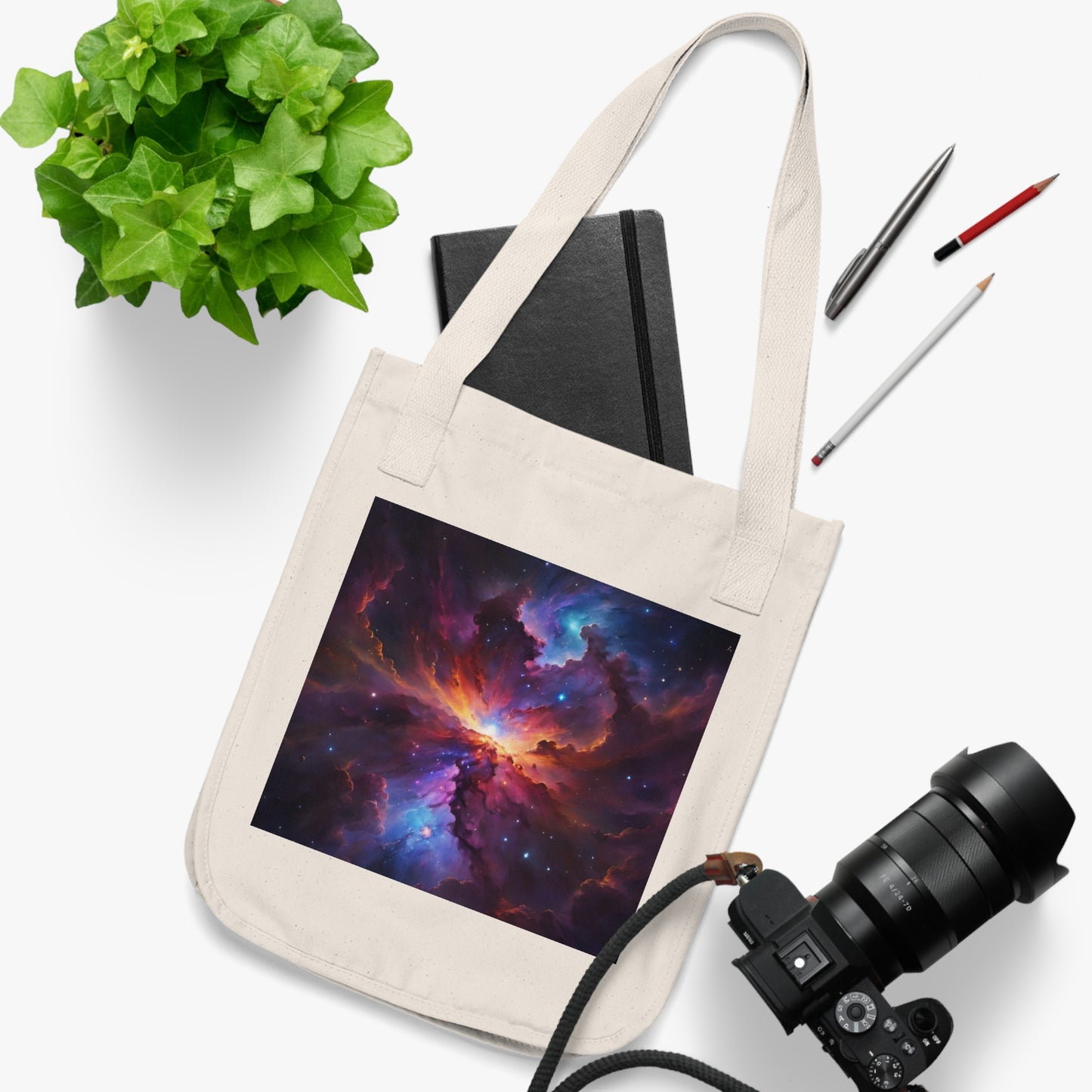 Eco-Canvas Tote Bag - Universe v7