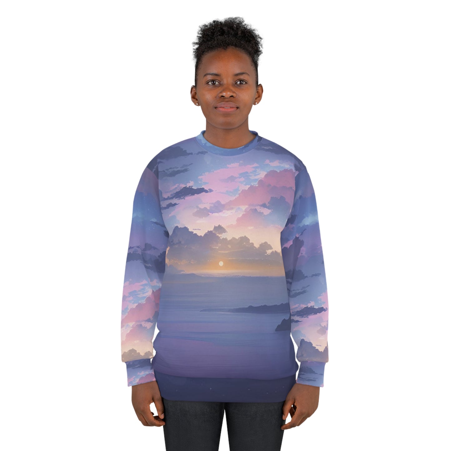 Unisex Sweatshirt (AOP) - Paradise v4