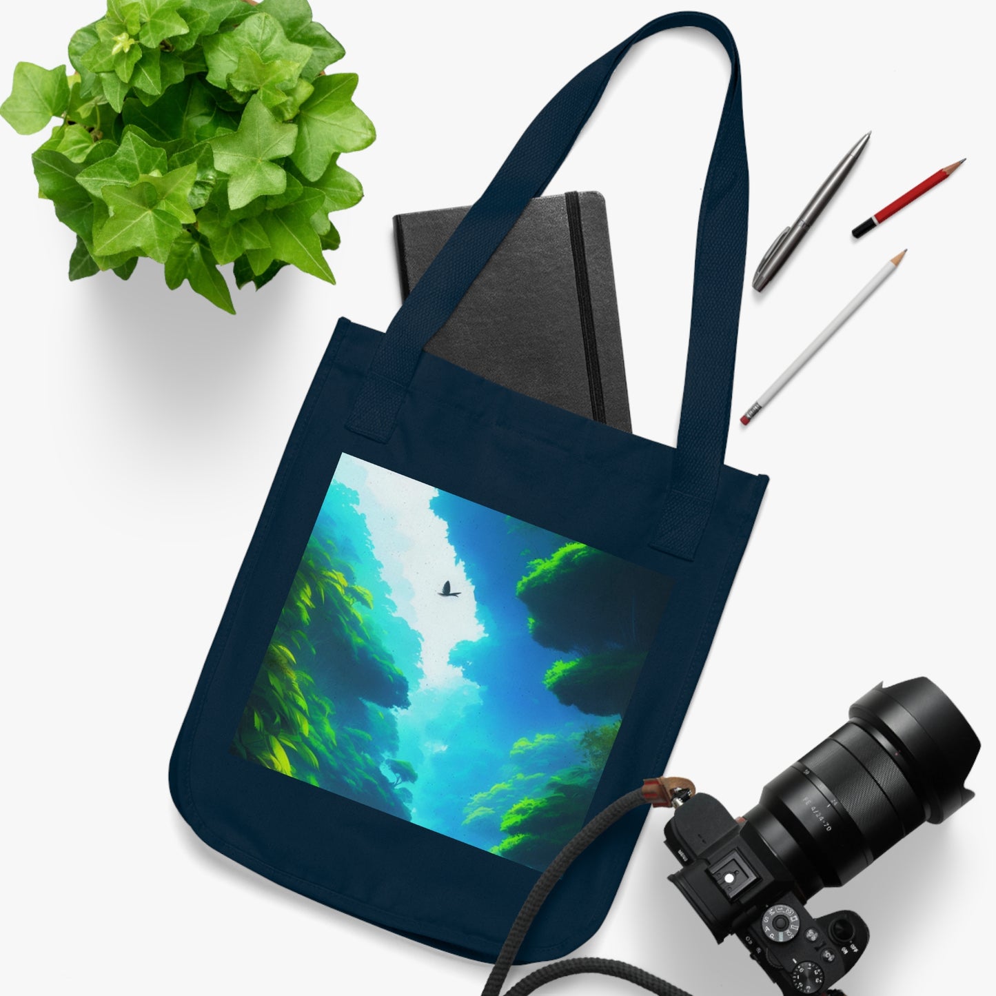 Eco-Canvas Tote Bag - Paradise v4