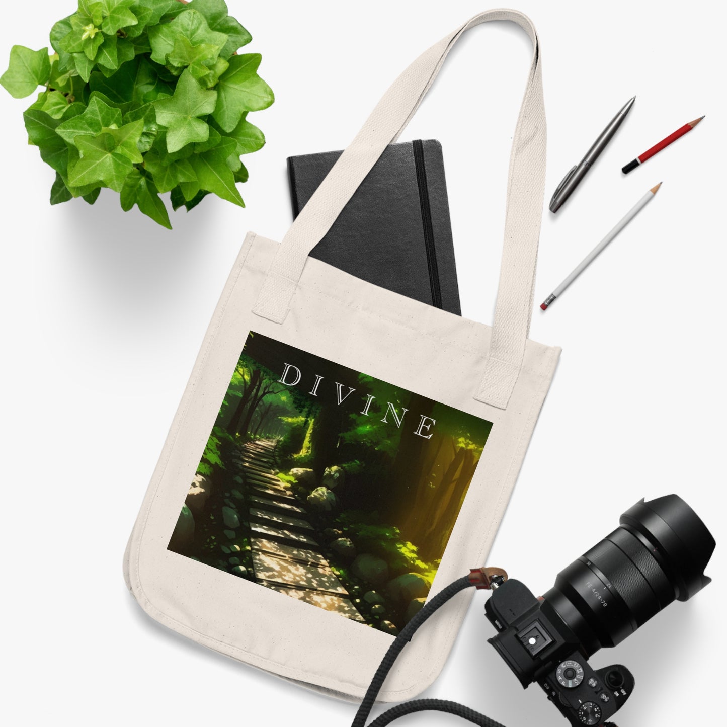 Eco-Canvas Tote Bag - Paradise v8