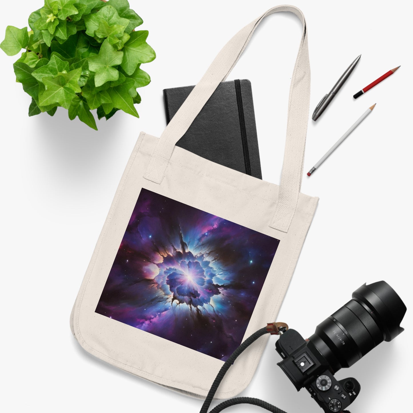 Eco-Canvas Tote Bag - Universe v3