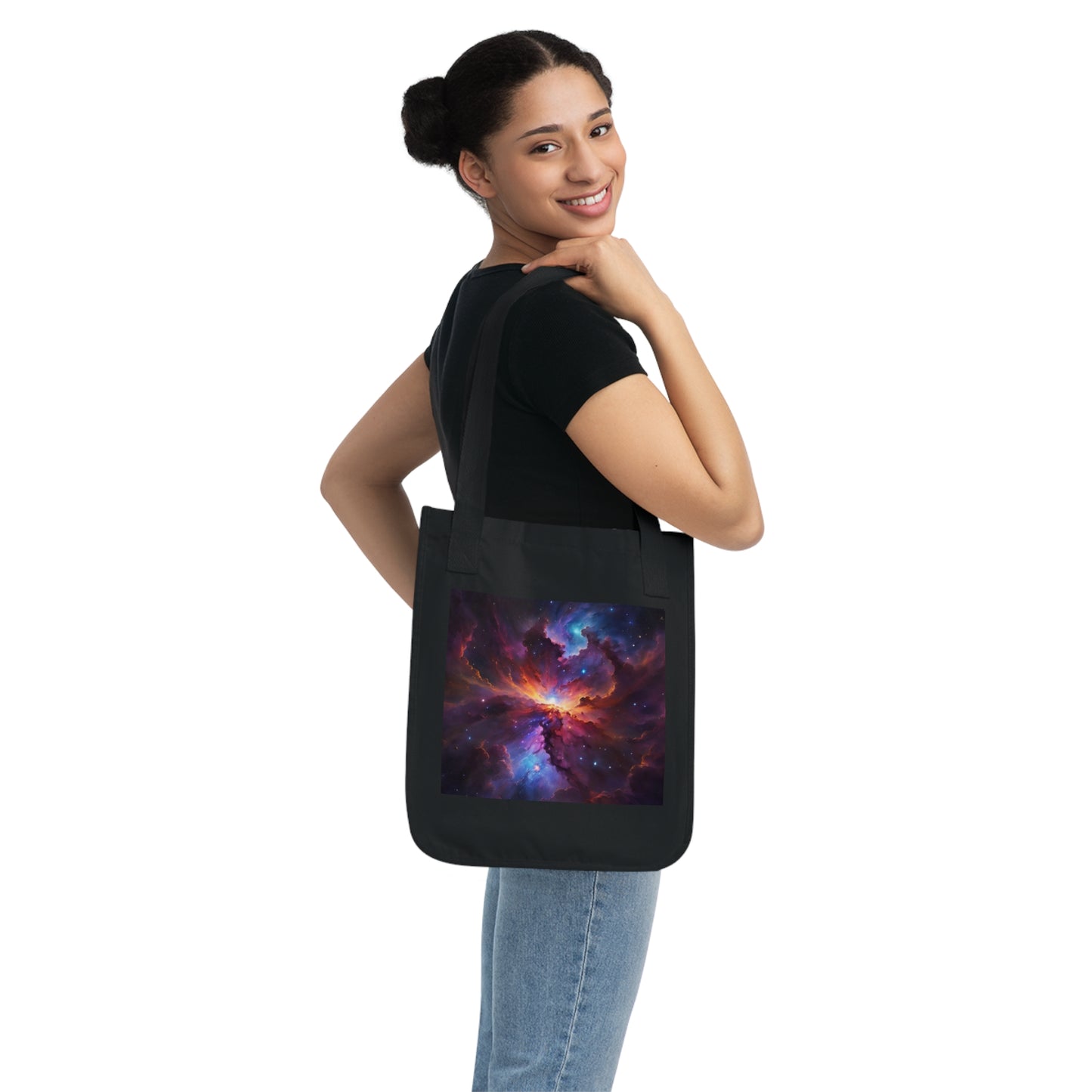 Eco-Canvas Tote Bag - Universe v7