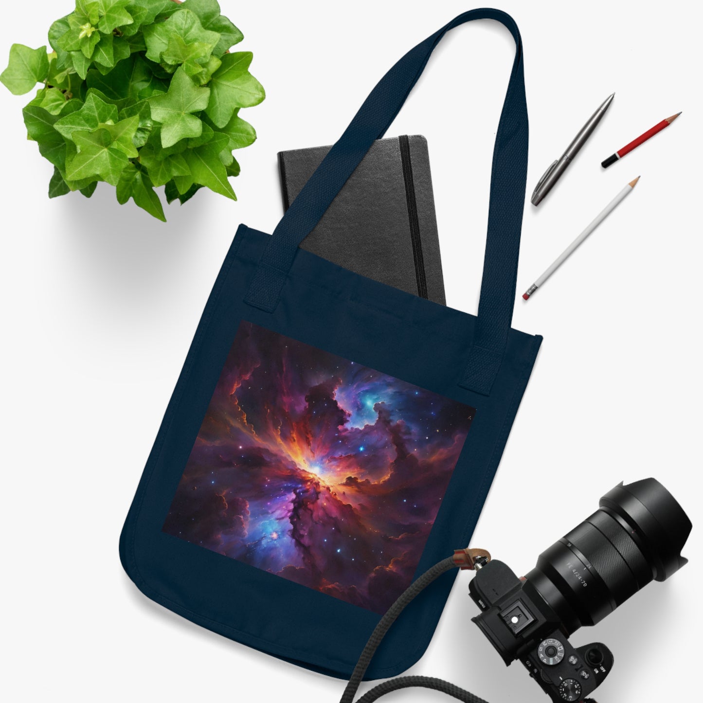 Eco-Canvas Tote Bag - Universe v7