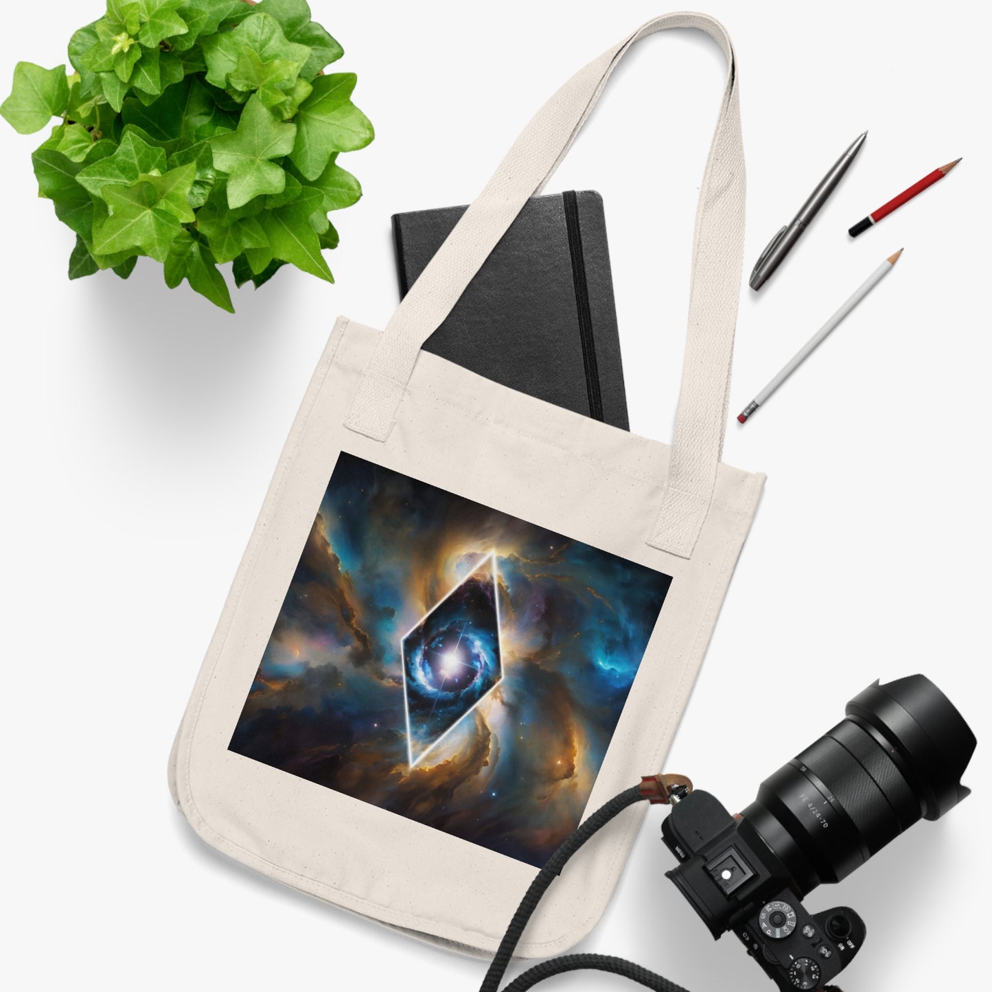 Eco-Canvas Tote Bag - Universe v4