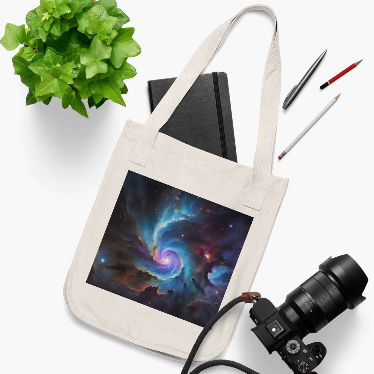 Eco-Canvas Tote Bag - Universe v5