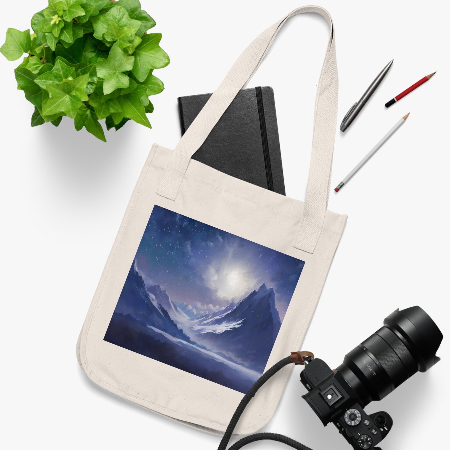 Eco-Canvas Tote Bag - Paradise v11