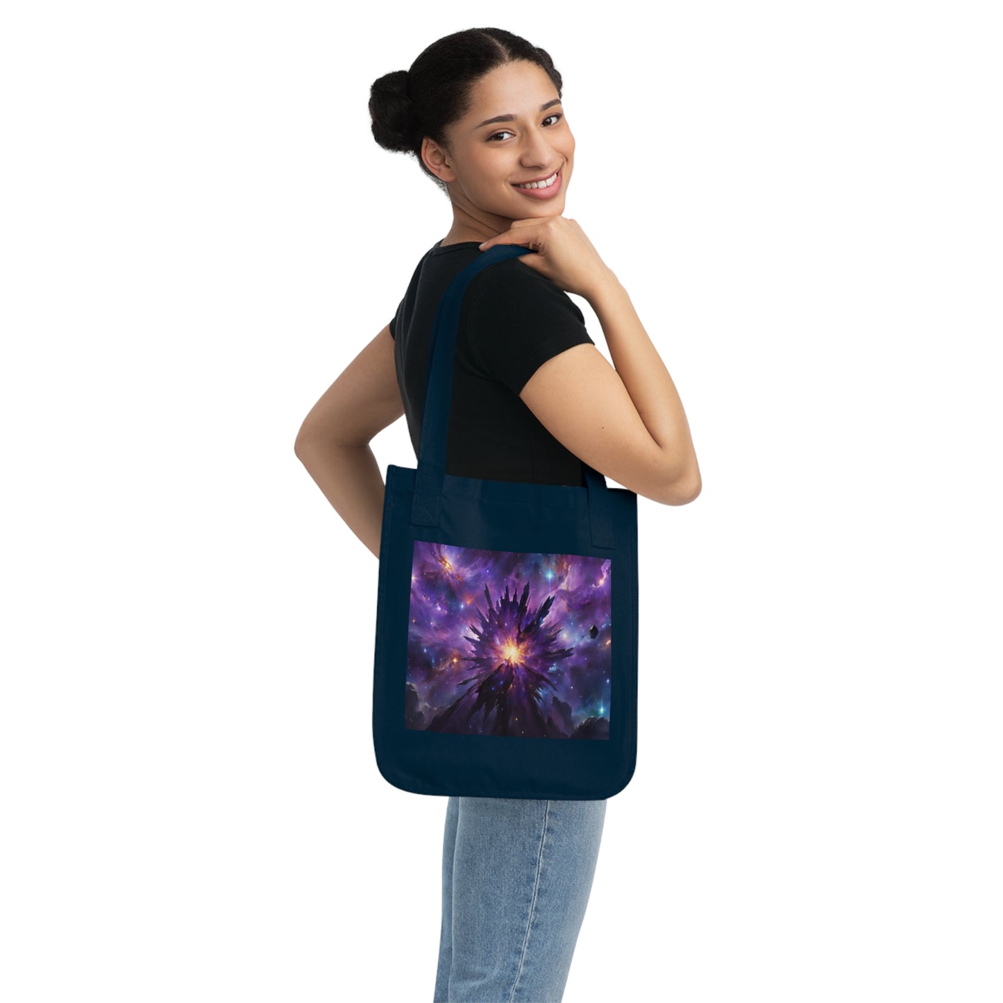 Eco-Canvas Tote Bag - Universe v9