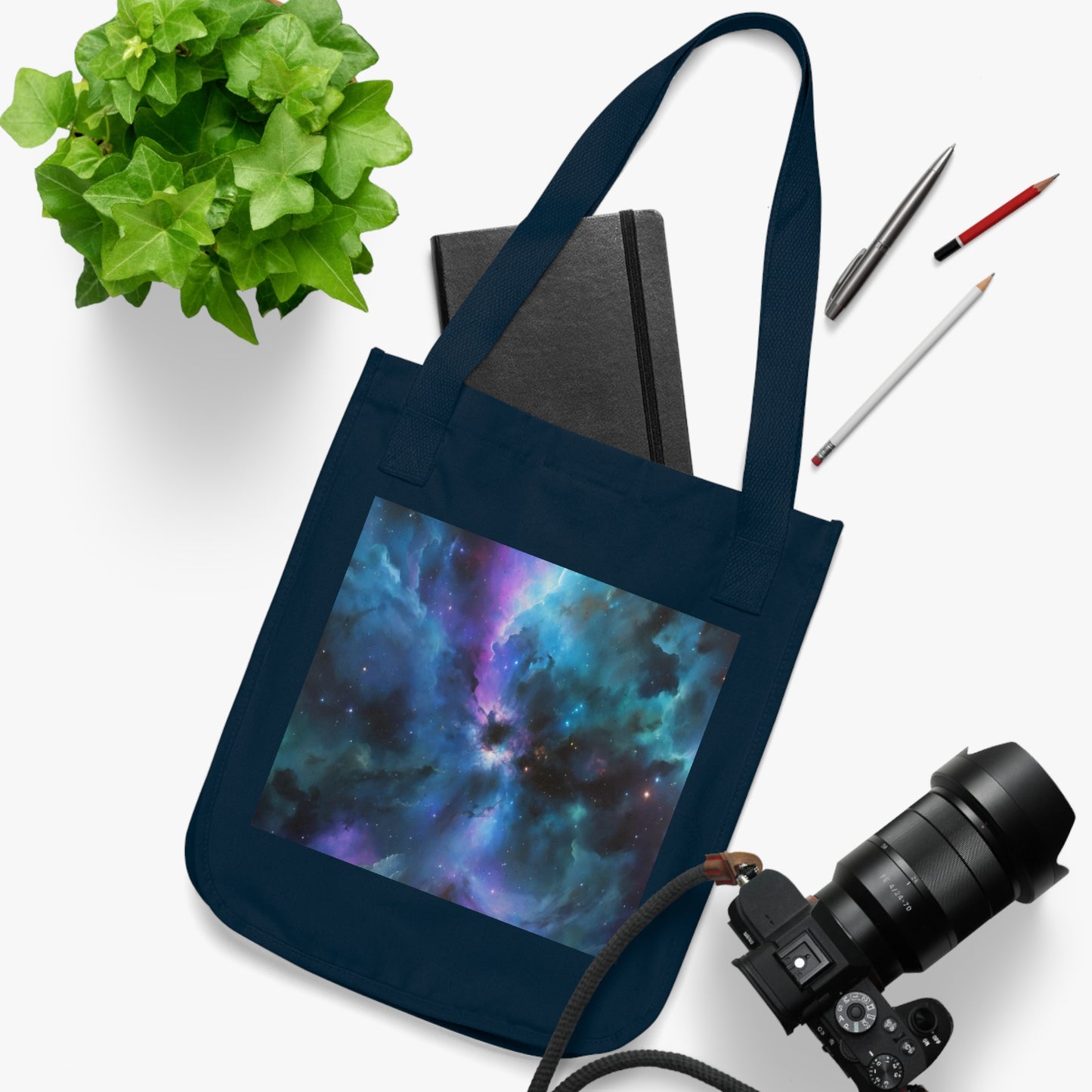 Eco-Canvas Tote Bag - Universe v8