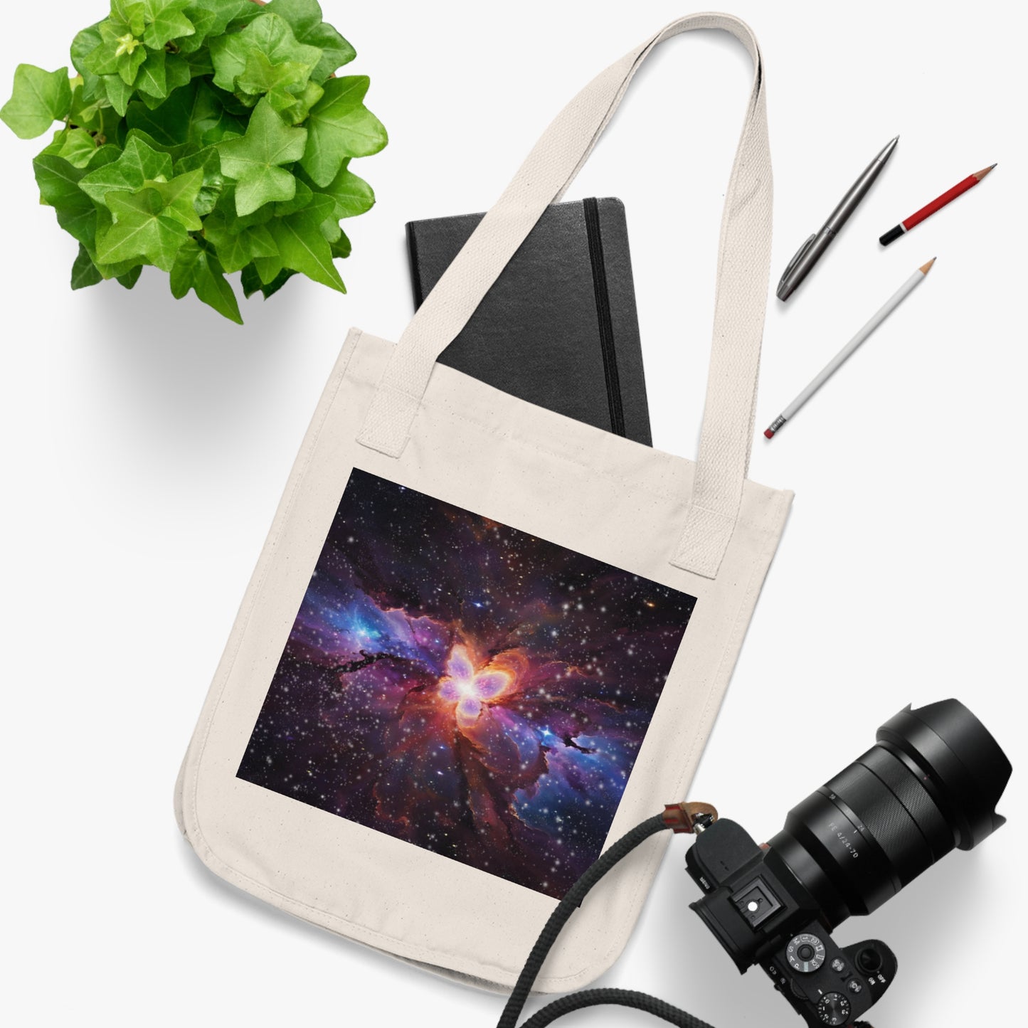 Eco-Canvas Tote Bag - Universe v23
