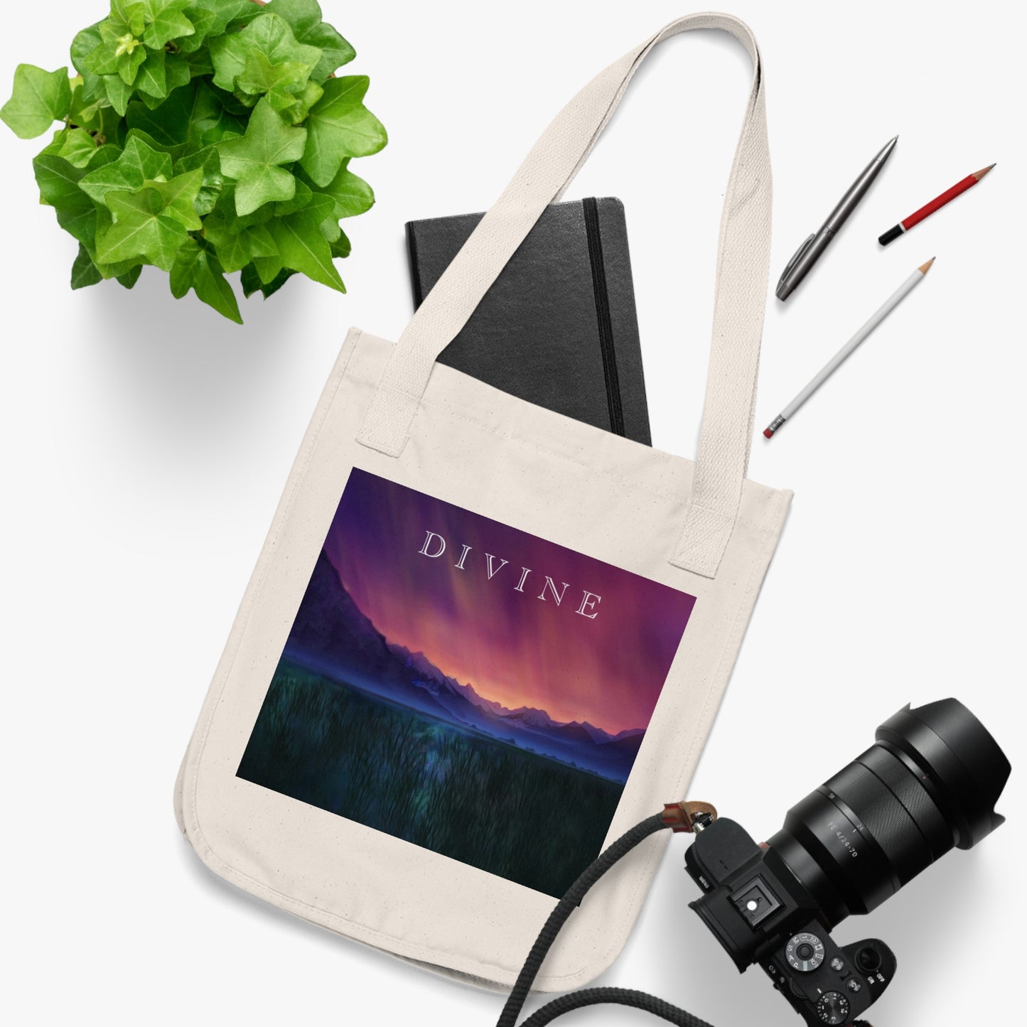 Eco-Canvas Tote Bag - Paradise v1