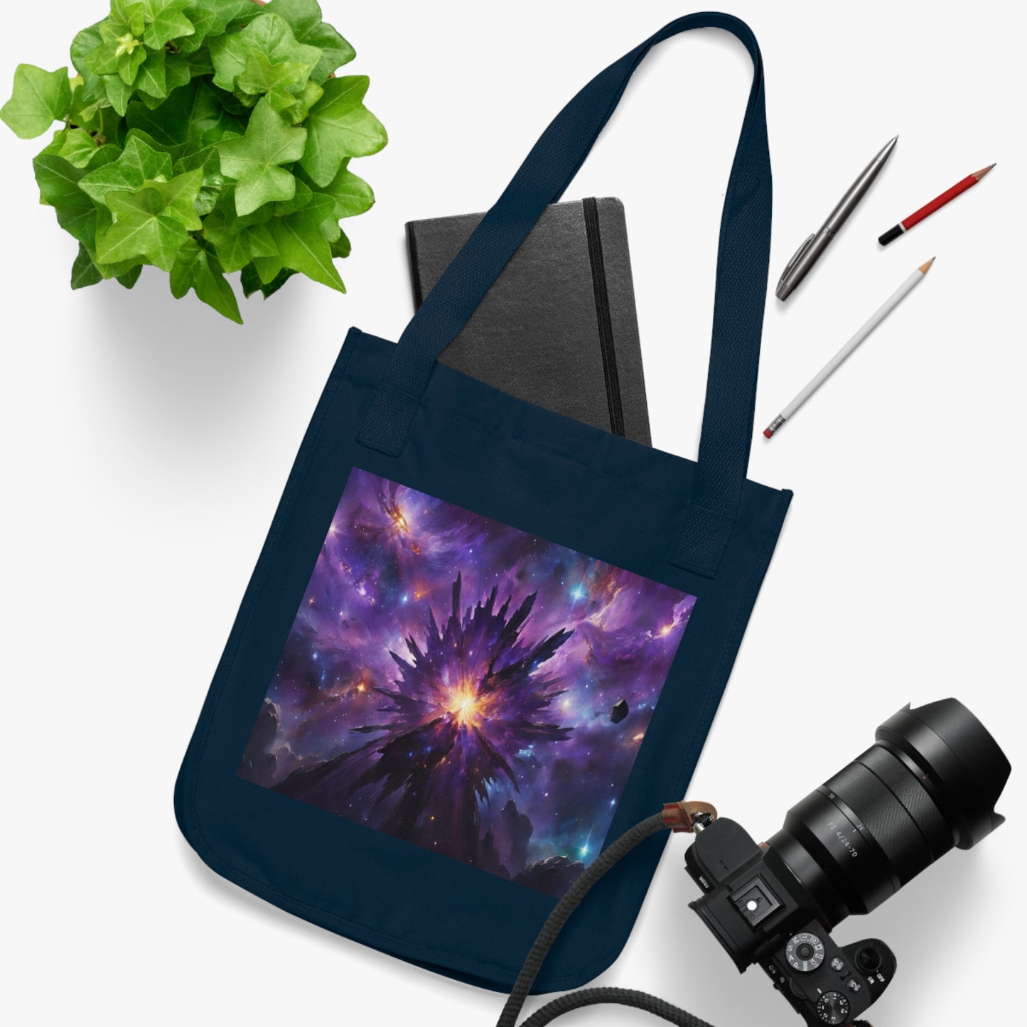 Eco-Canvas Tote Bag - Universe v9