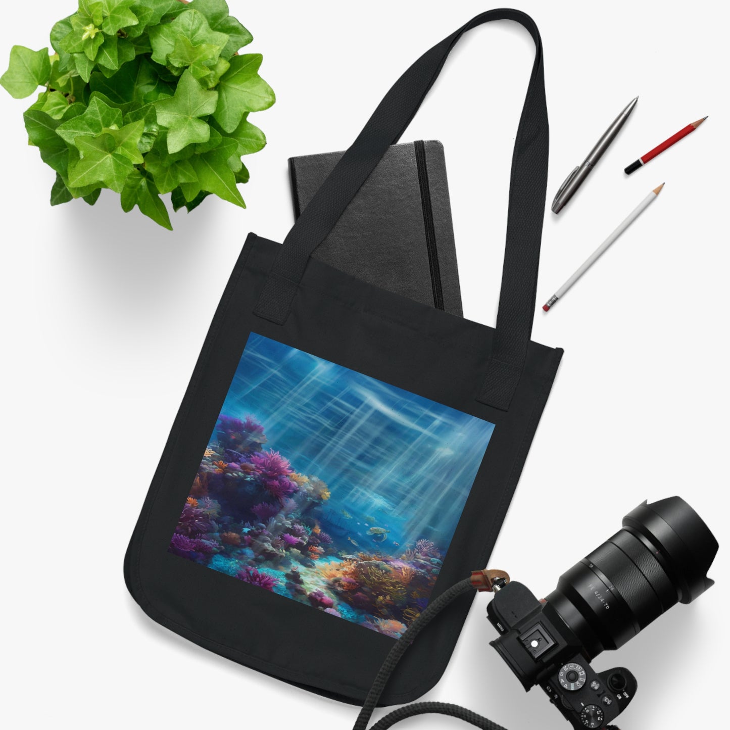 Eco-Canvas Tote Bag - Paradise v2