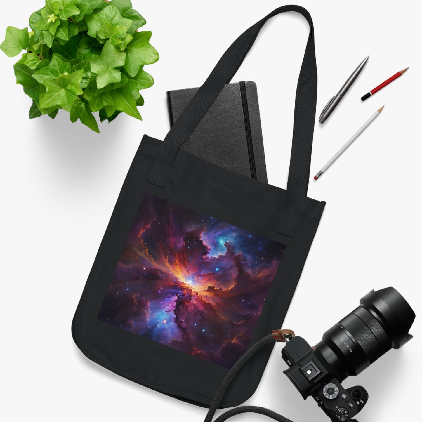 Eco-Canvas Tote Bag - Universe v7