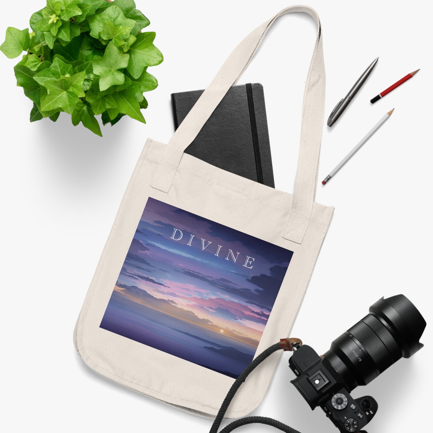 Eco-Canvas Tote Bag - Paradise v5