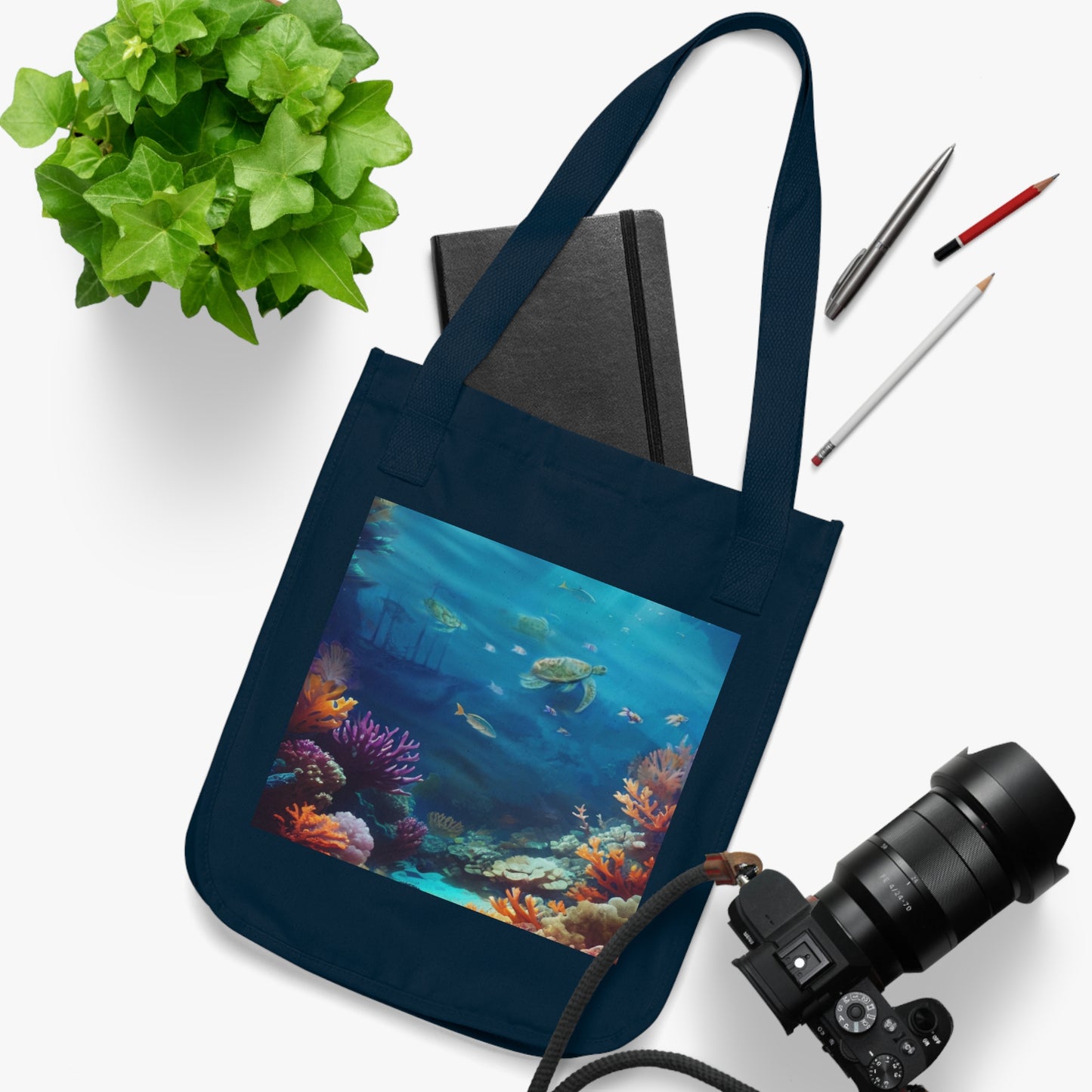 Eco-Canvas Tote Bag - Paradise v2