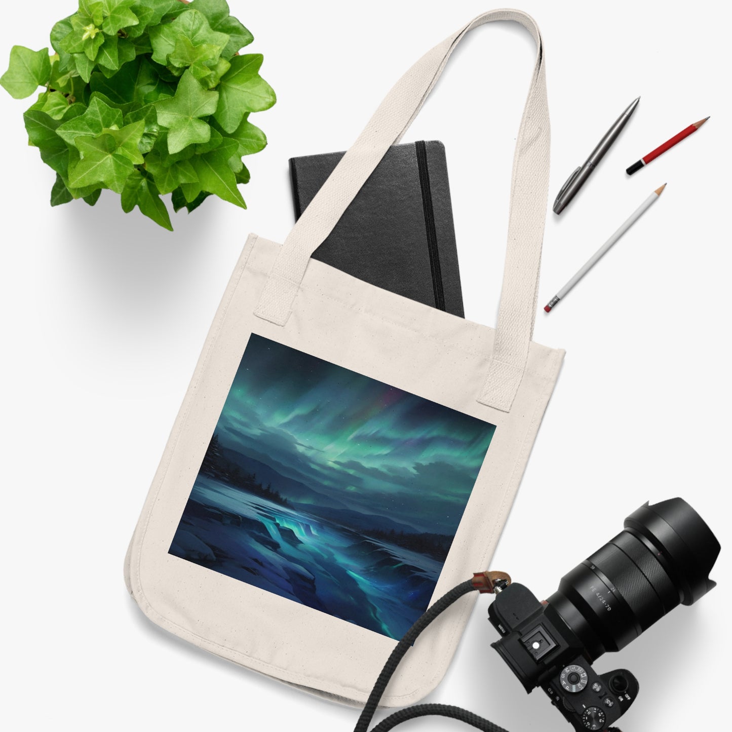 Eco-Canvas Tote Bag - Paradise v18