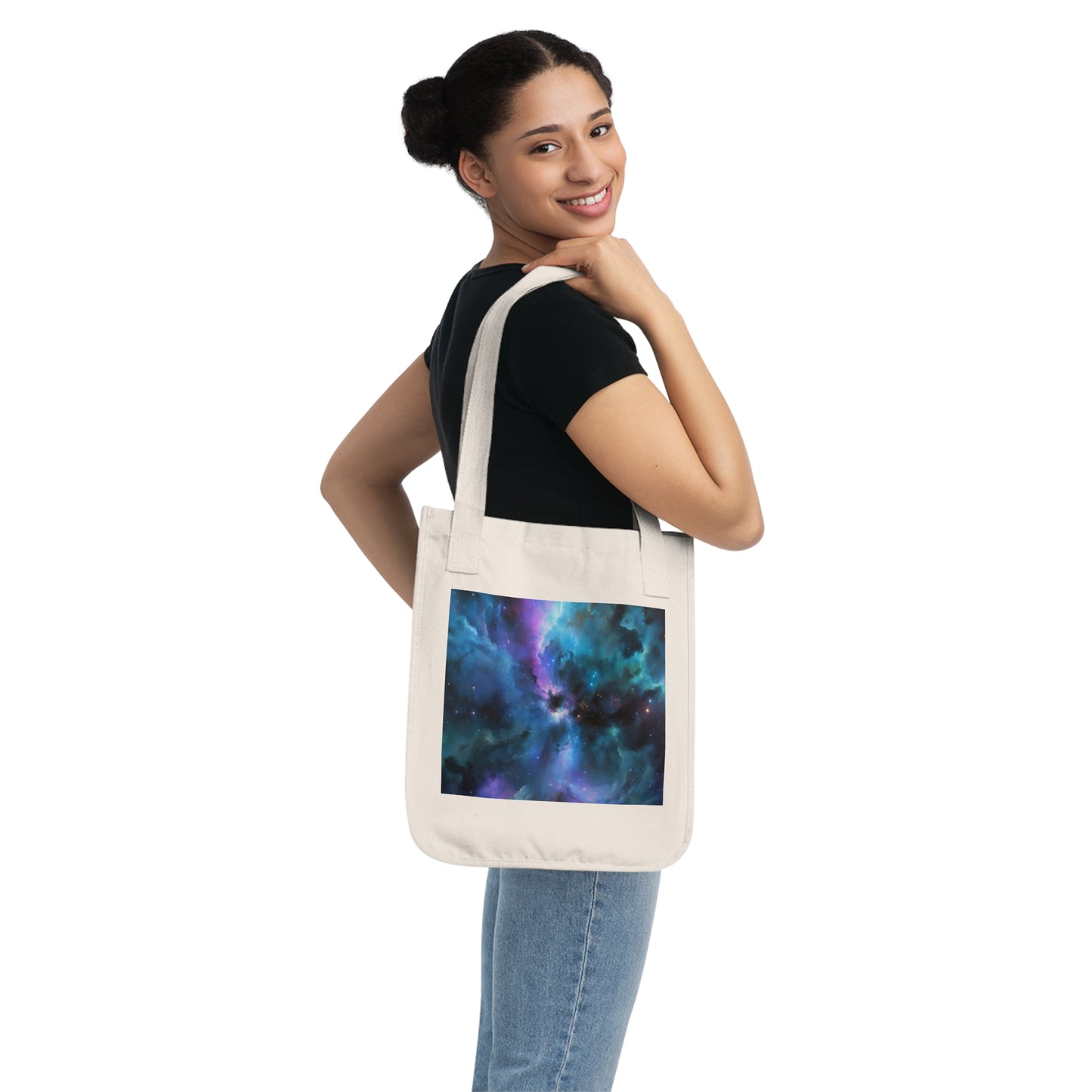 Eco-Canvas Tote Bag - Universe v8