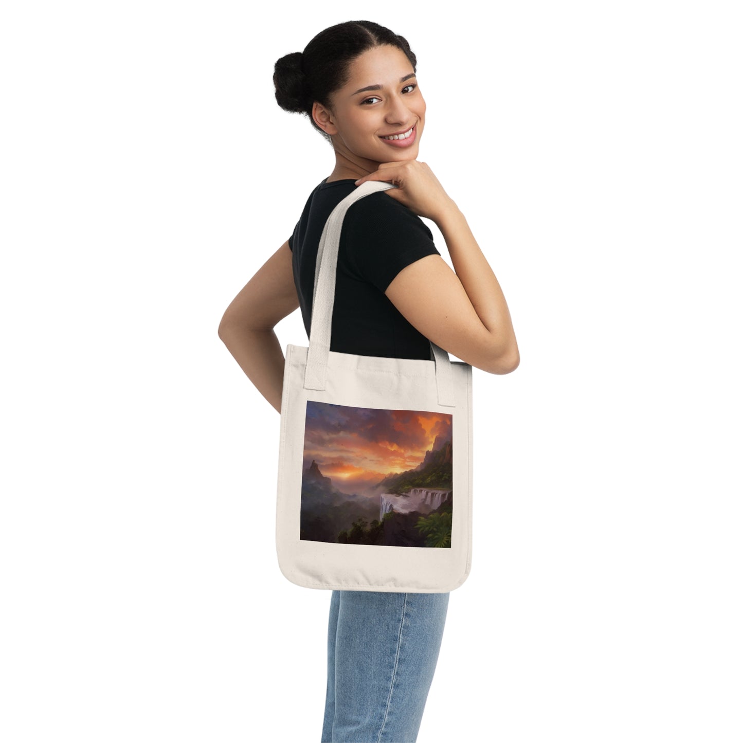 Eco-Canvas Tote Bag - Paradise v22