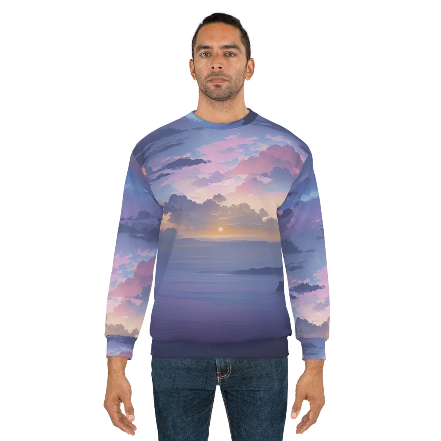 Unisex Sweatshirt (AOP) - Paradise v4