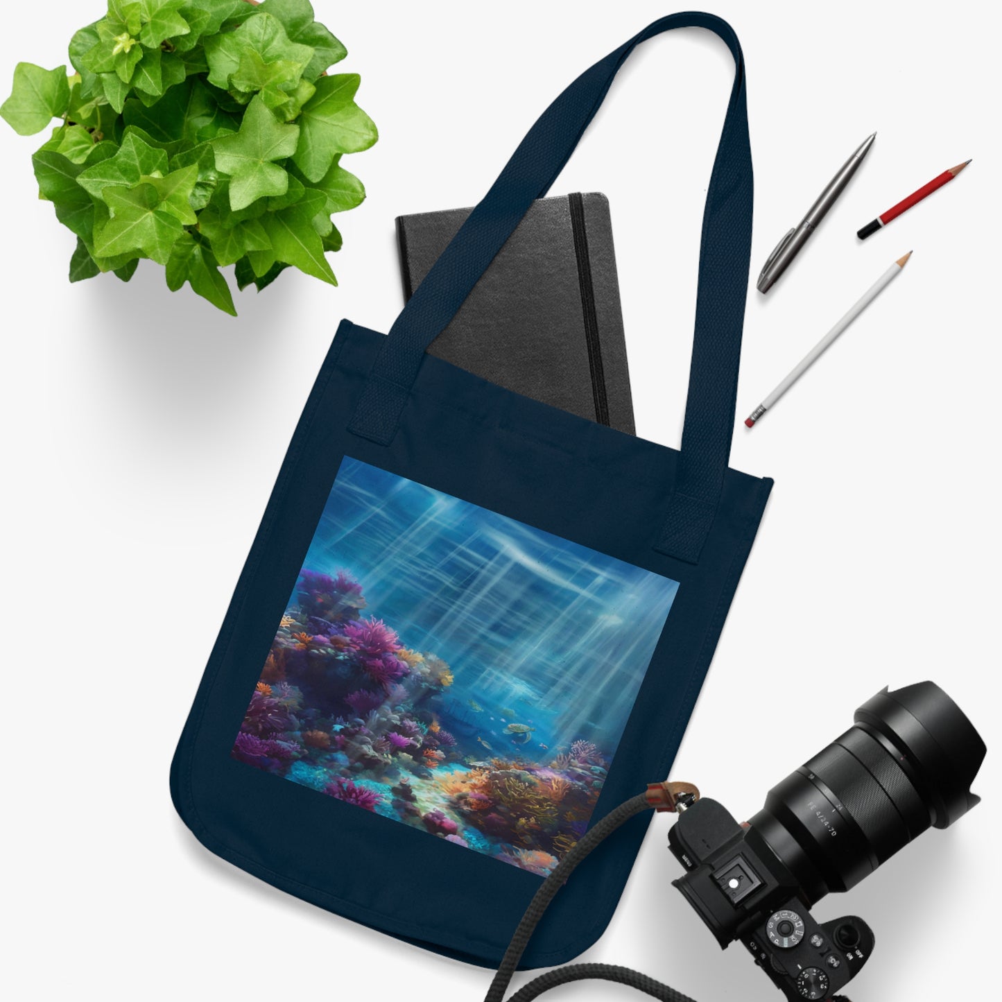 Eco-Canvas Tote Bag - Paradise v2