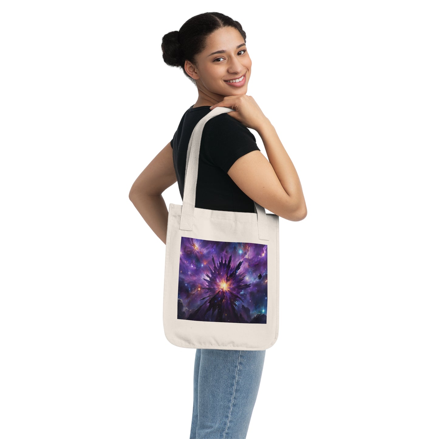 Eco-Canvas Tote Bag - Universe v9