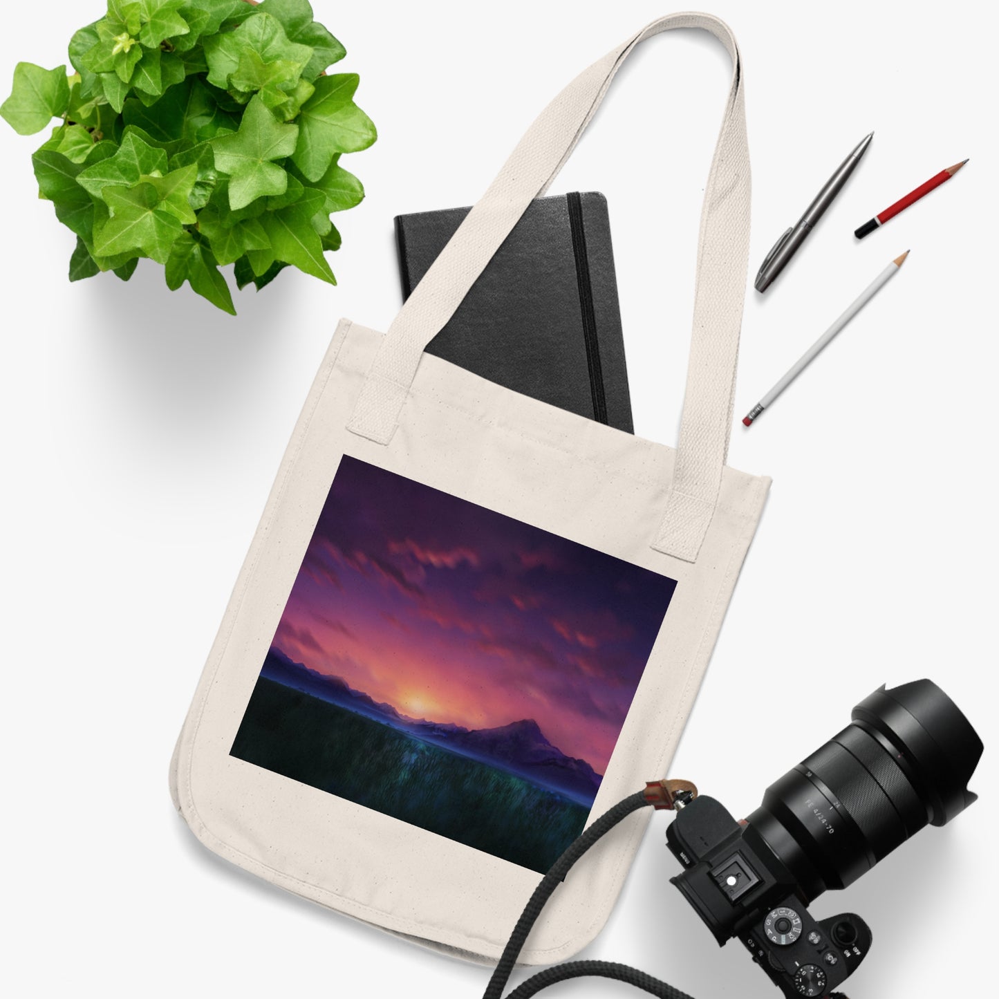 Eco-Canvas Tote Bag - Paradise v1