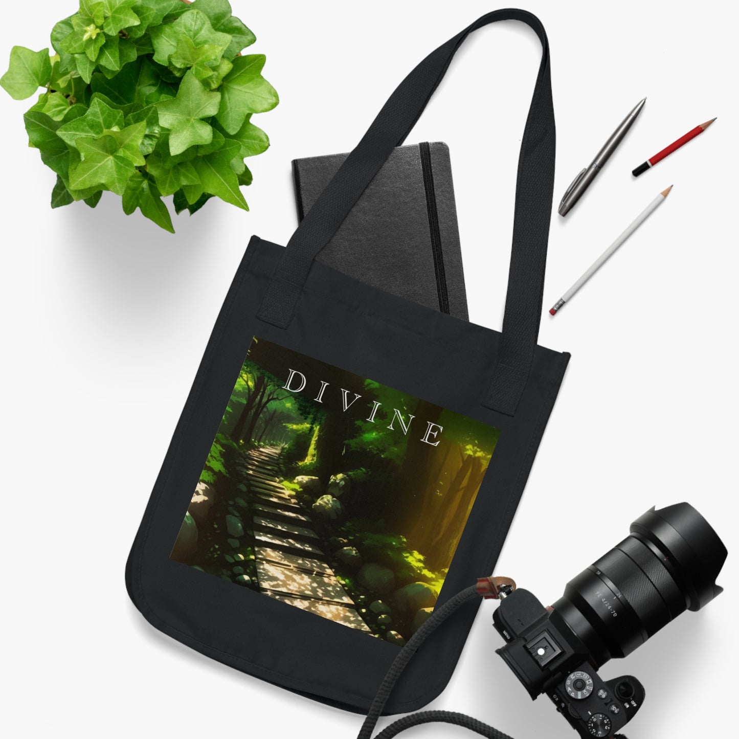 Eco-Canvas Tote Bag - Paradise v8