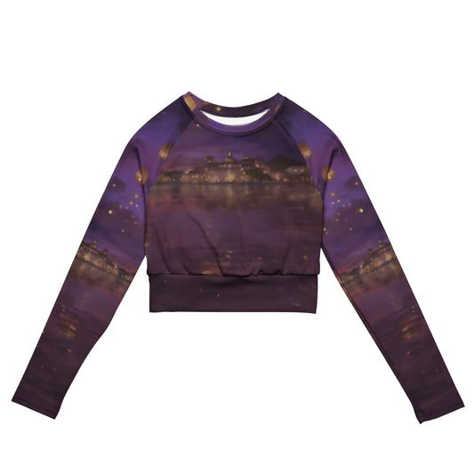 Long-Sleeve Crop Top - Paradise v19