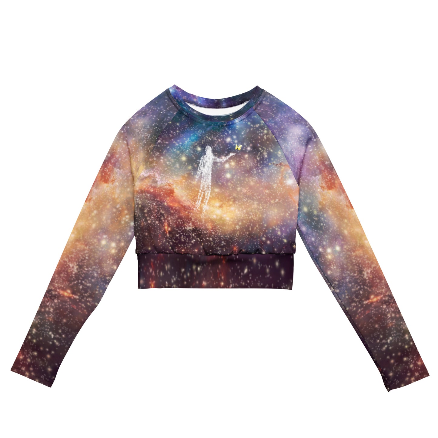 Long Sleeve Crop Top - Universe v1