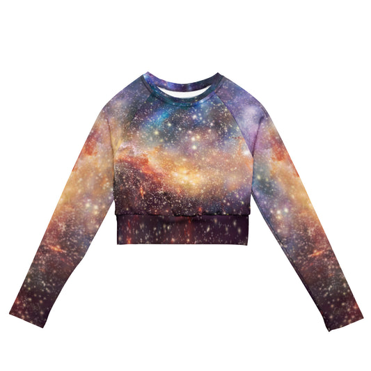 Long Sleeve Crop Top - Universe v1